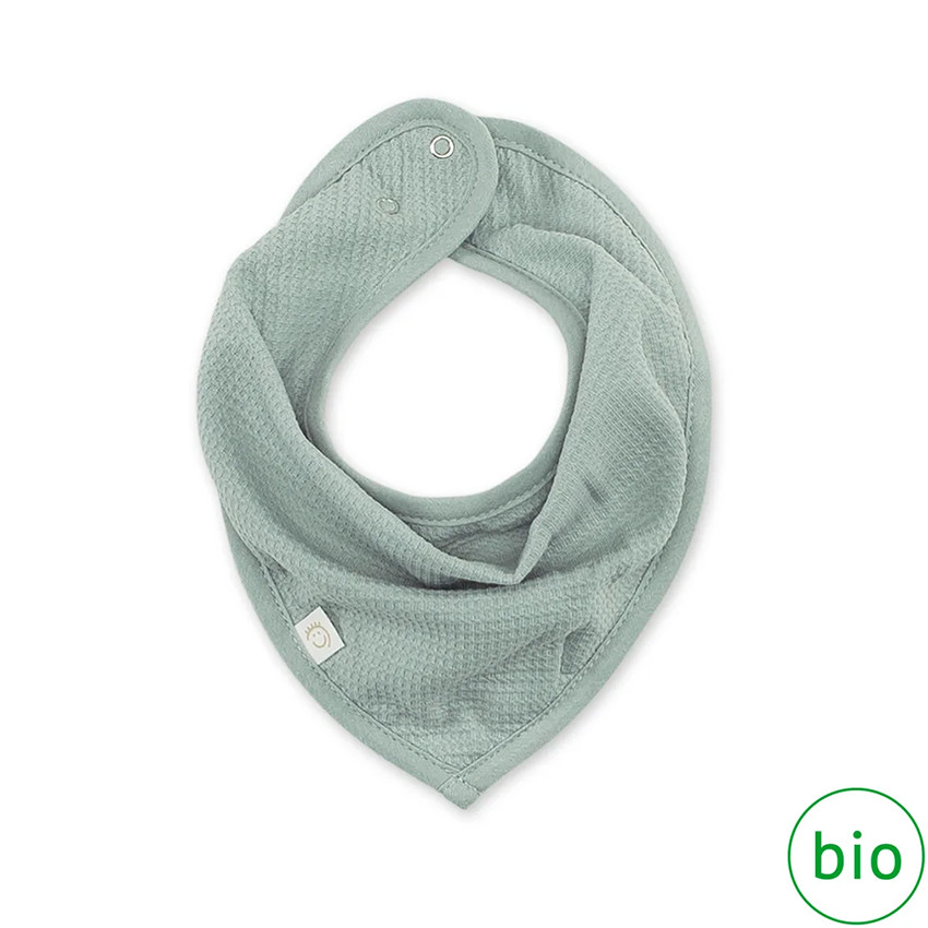 Bavoir Bandana waterproof Lunar Waffle Bio 25cm 