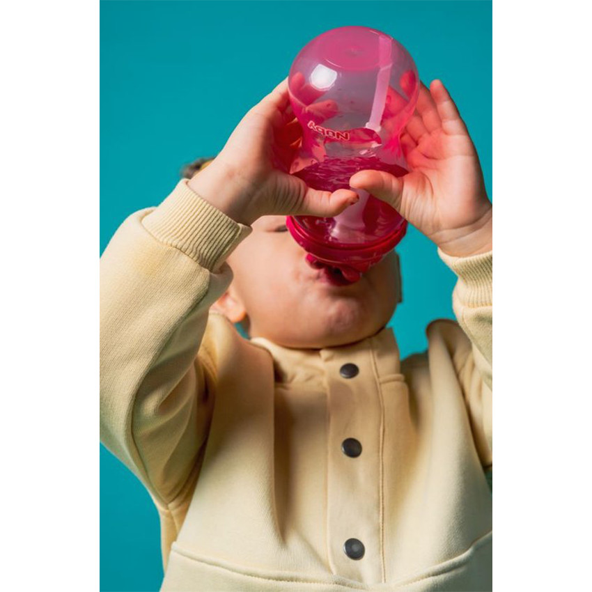 Anti-lek Beker Flip-It 360ml 12m+ Roze 