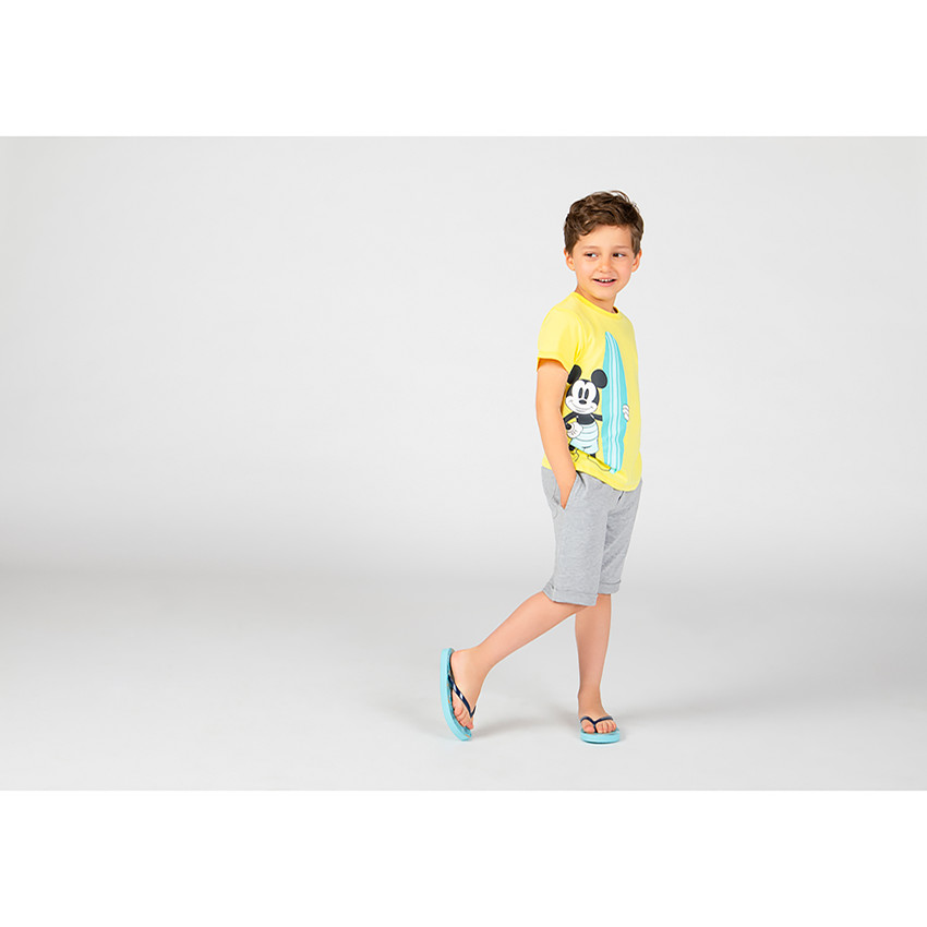 Ensemble de plage t-shirt + bermuda Mickey Disney pour garçon 