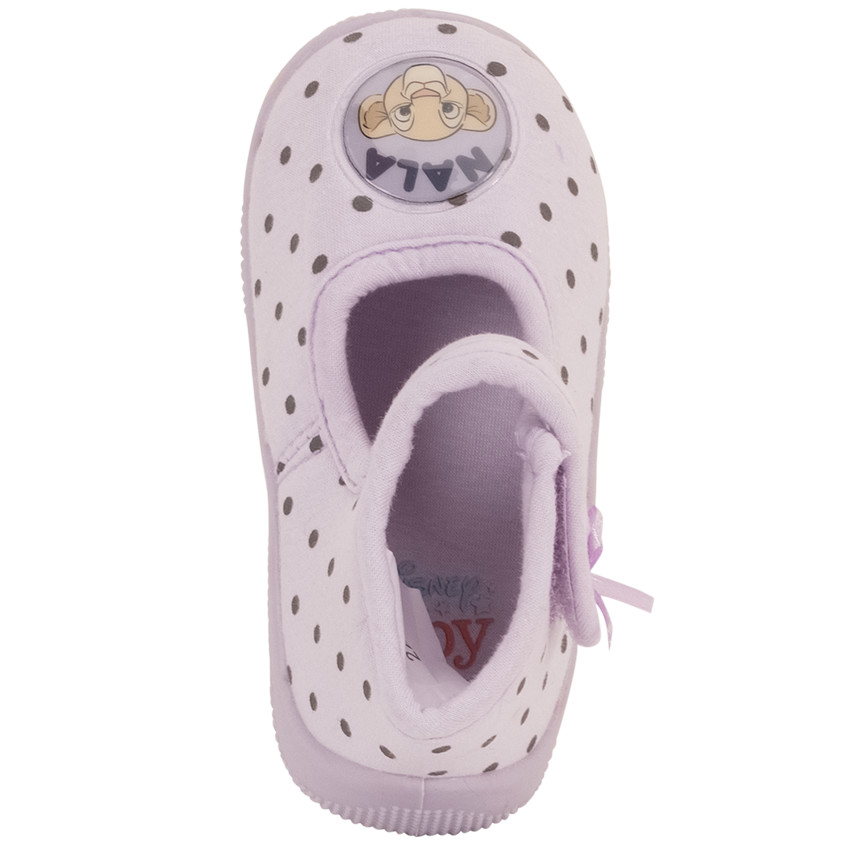 Chaussons babies imprimé pois Nala Disney pour bébé fille 