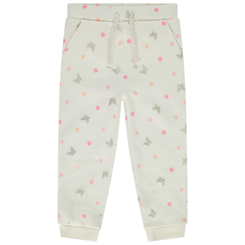 Jogging molleton imprimé fantaisie pour bébé fille 
