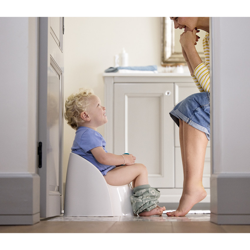 Pot d'apprentissage avec cuve amovible Bébélouga Blanc 