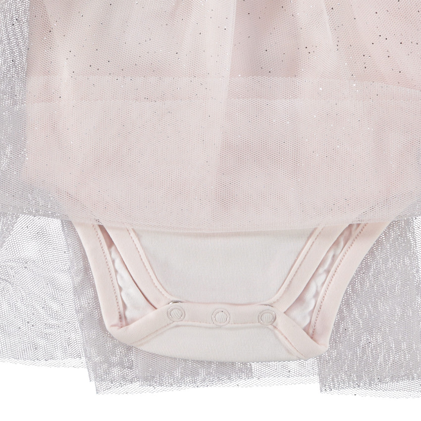 Jurk voor speciale gelegenheden met 2-in-1 effect in tule voor meisjes 