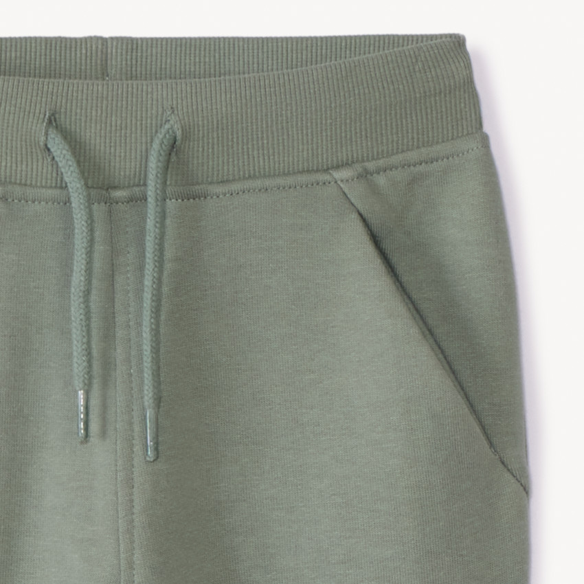 Pantalon de jogging uni en molleton pour bébé garçon 