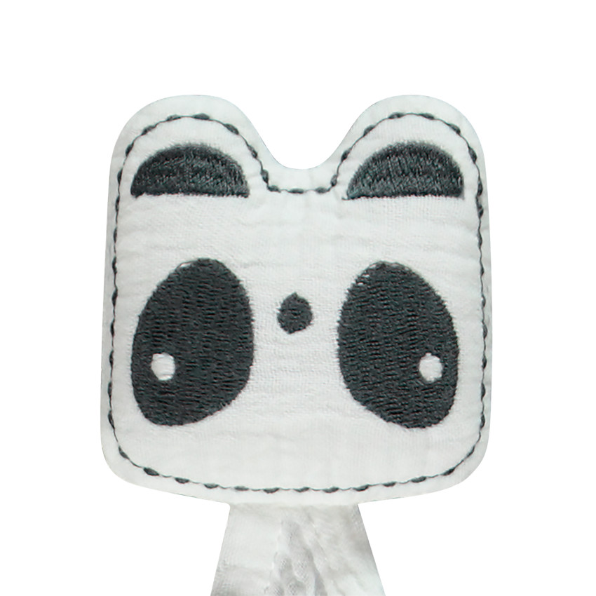 Doudou animal en gaze de coton 