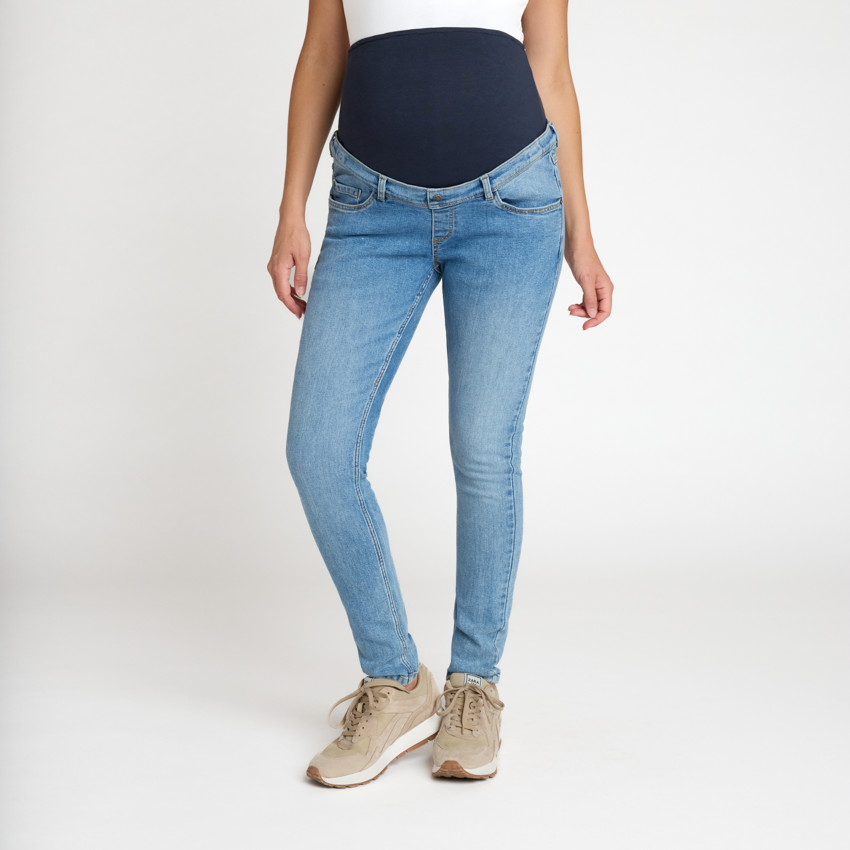 Slimme zwangerschapsjeans met hoge hoofdband 