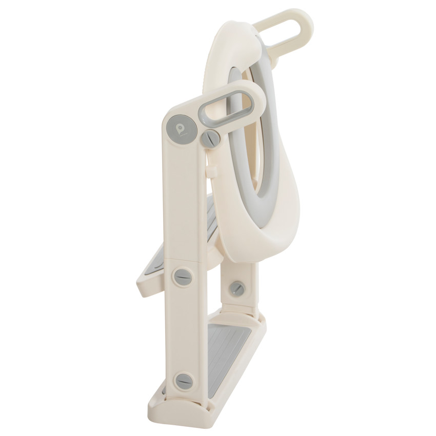 Réducteur de toilettes avec marches écru 