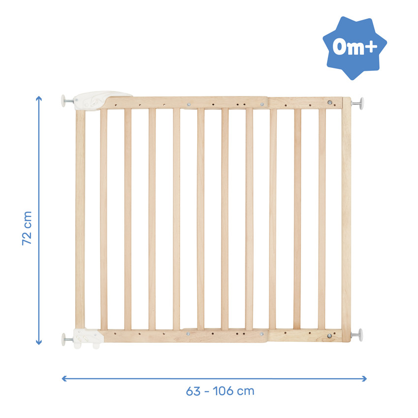 Barrière pression déco Pop ajustable - Naturel 