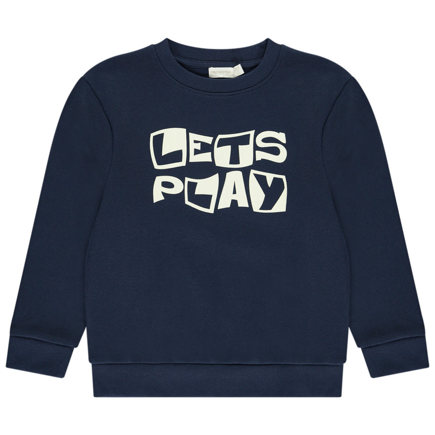 Sweatshirt van fleece met fantasieprint voor jongens 