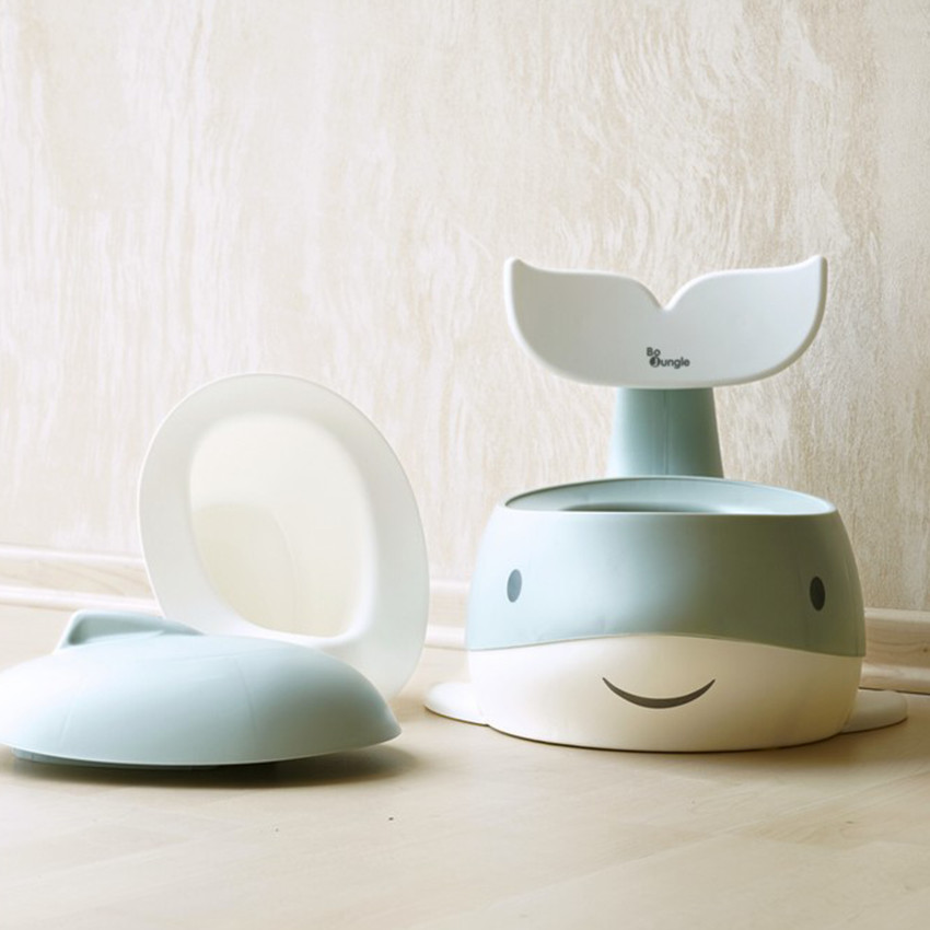 Pot d'apprentissage Dauphin vert sauge 