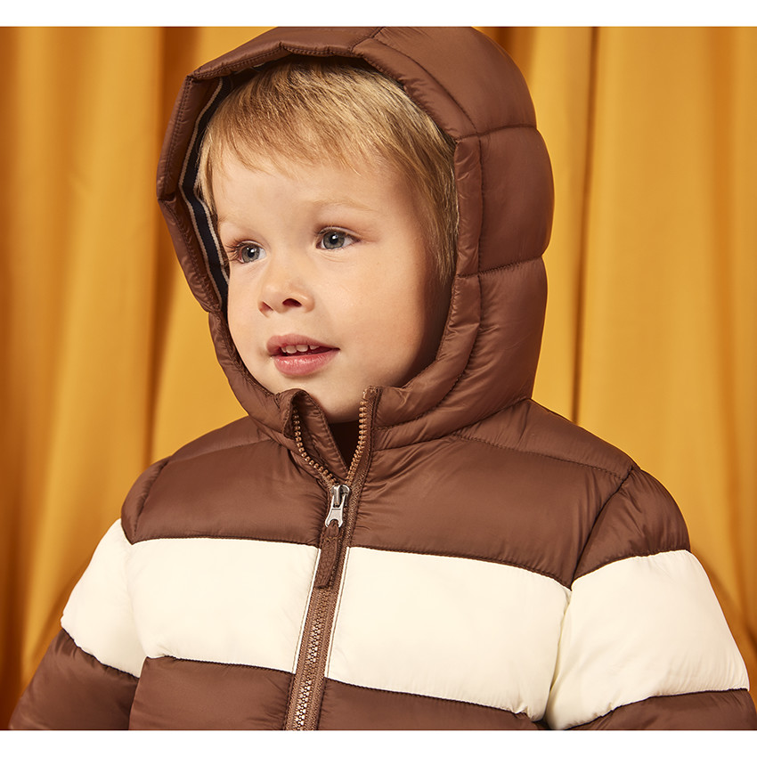 Doudoune effet color block doublée sherpa pour bébé garçon 
