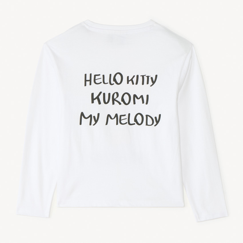 Langarm T-shirt Hello Kitty voor meisjes 