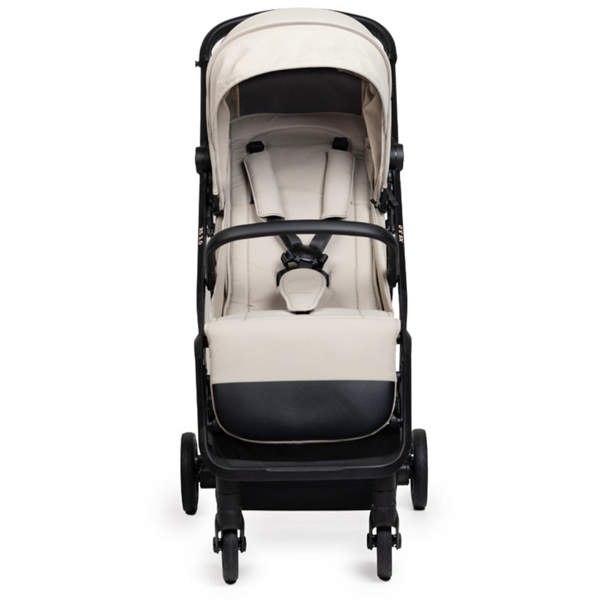 Poussette XS 3.0 ultra compacte + hab. pluie + sac de transport Dune Beige 