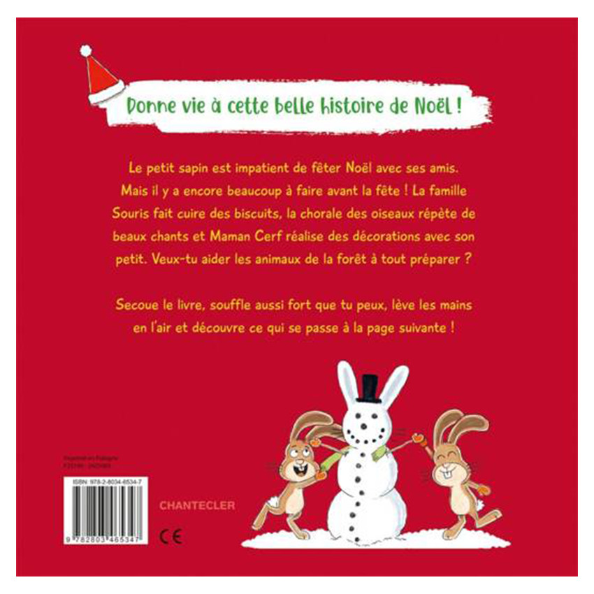 Livre FR Secoue le petit sapin de Noël +3A 