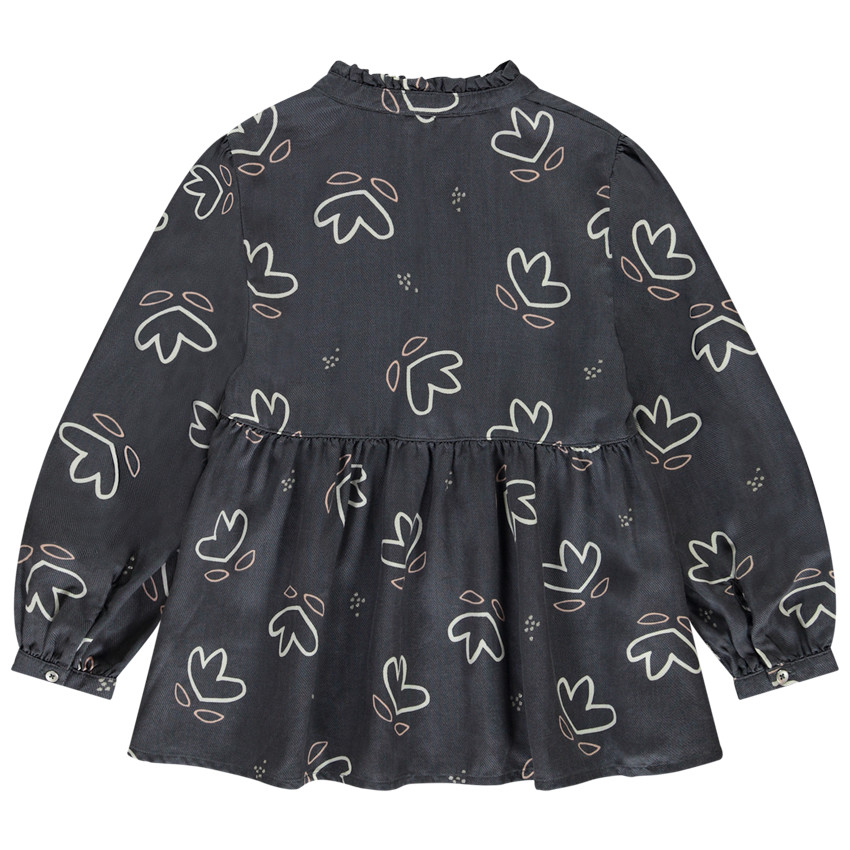 Tuniek van stof met arty print voor meisjes 