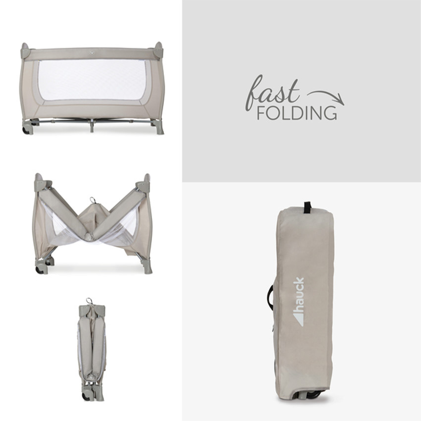 Reisbed Sleep N Play Go Plus Beige 60x120cm 