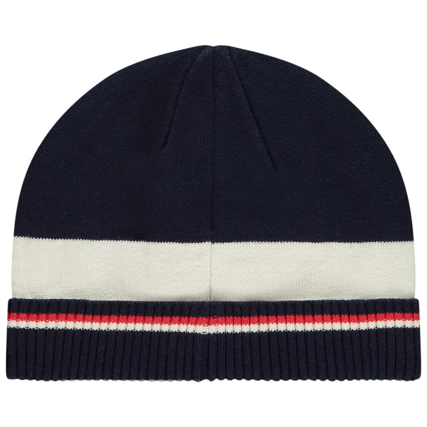 Bonnet en tricot doublé à badge dino pour bébé garçon 