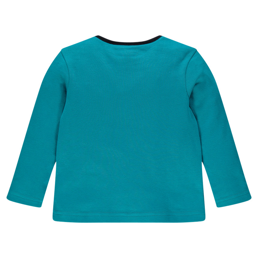 Tee-shirt manches longues avec étoiles et guitare printées 