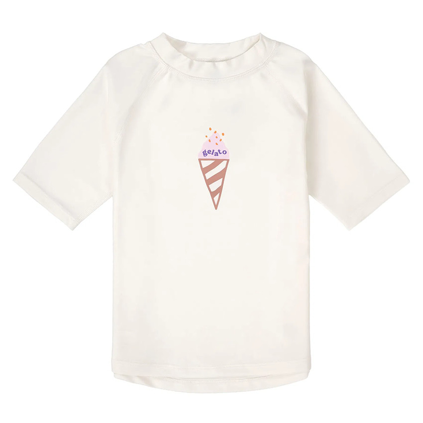 T-shirt à manches courtes Rashguard T62/68 (3-6 mois) Ice Cream Sea Salt 