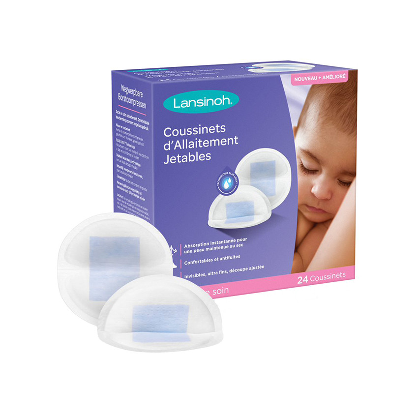 Coussinets d'allaitement jetables - 24 pièces 