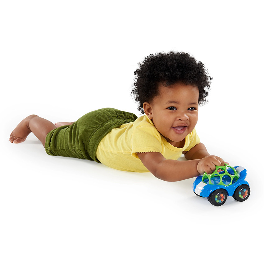 Voiture de sport Rattle & Roll Bleu 3M+ 