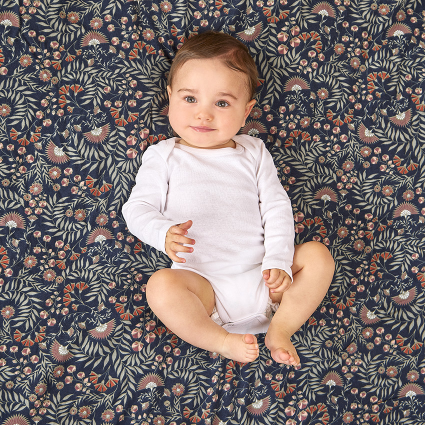 Set van 5 witte bodies met lange mouwen voor baby