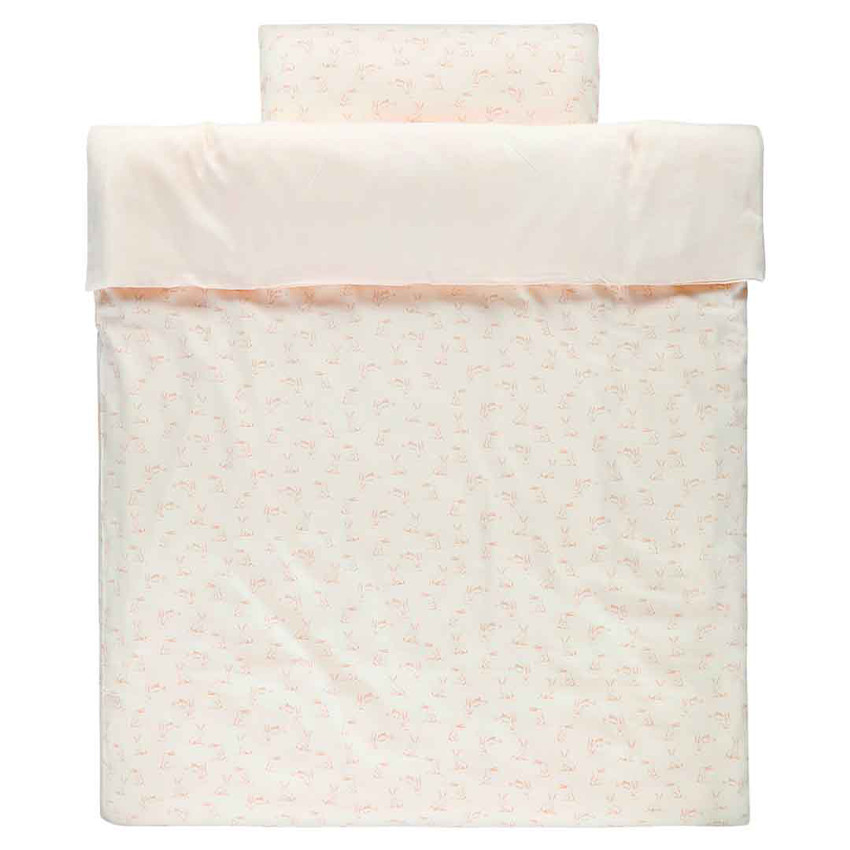Housse de couette 100x135cm Rosy Rabbit 