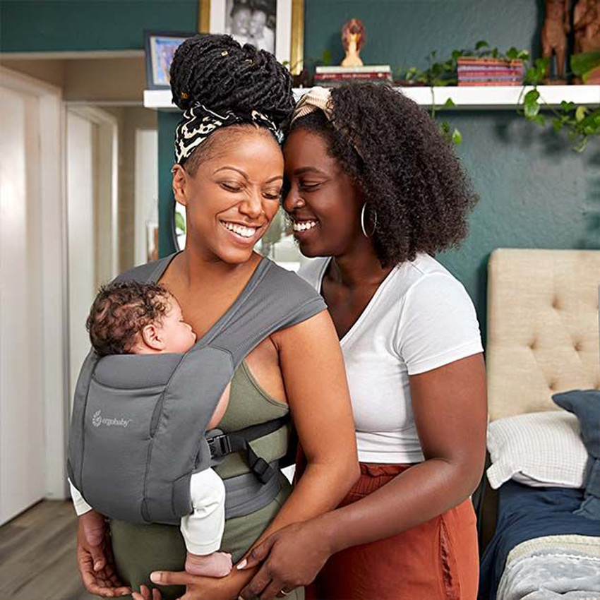 Porte-bébé Embrace Soft Air Mesh - Noir délavé 