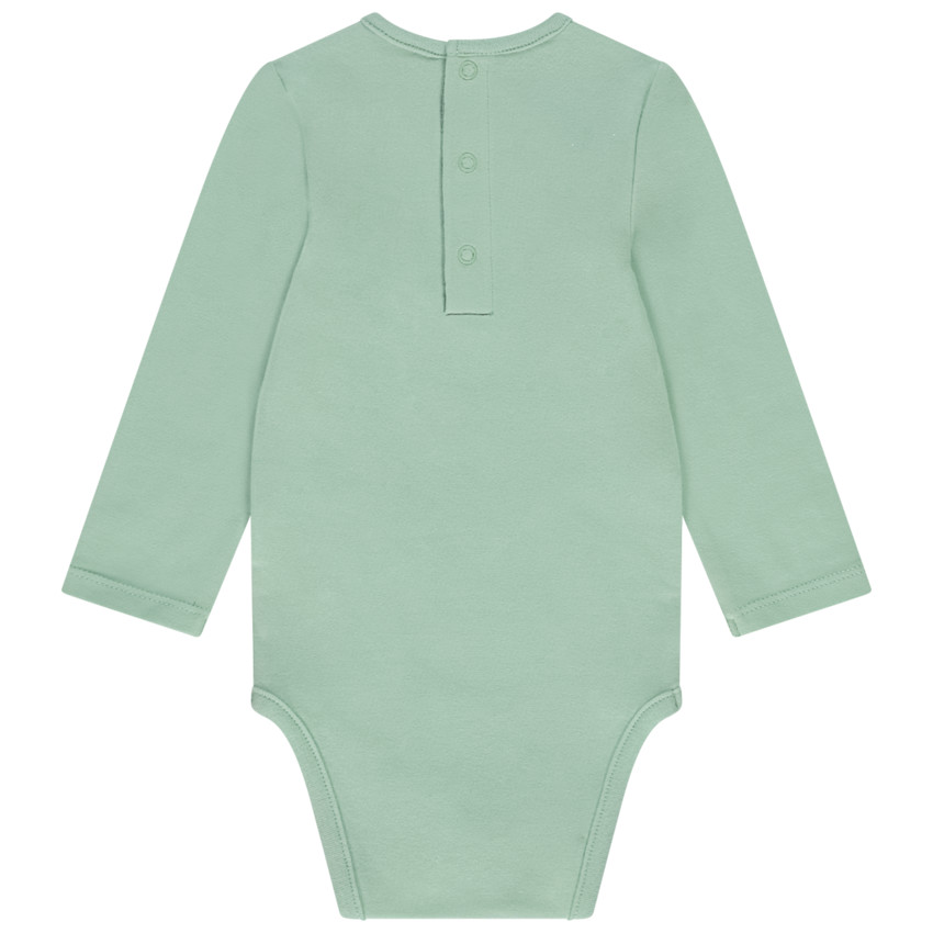 Lot de 3 bodies manches longues unis pour bébé 