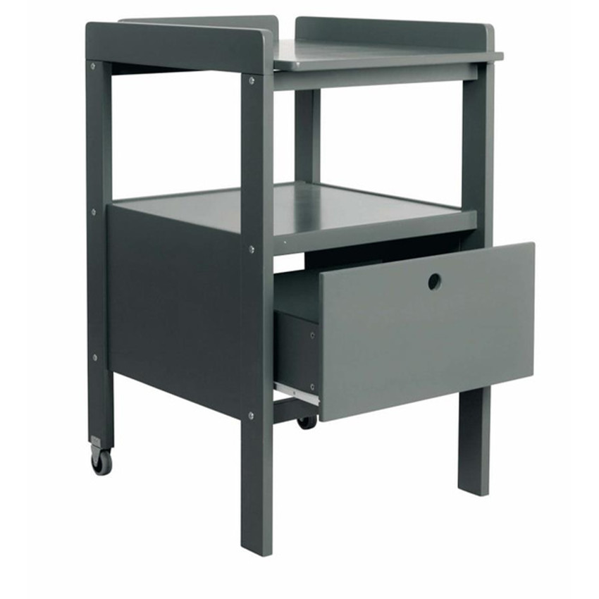 Luiertafel Cindy + Lade softclose Moon Grey 