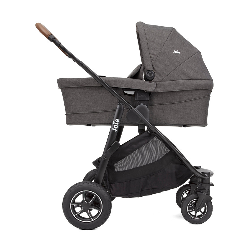 Poussette trio Versatrax + nacelle Ramble XL + coque i-Snug 2 shell gray 