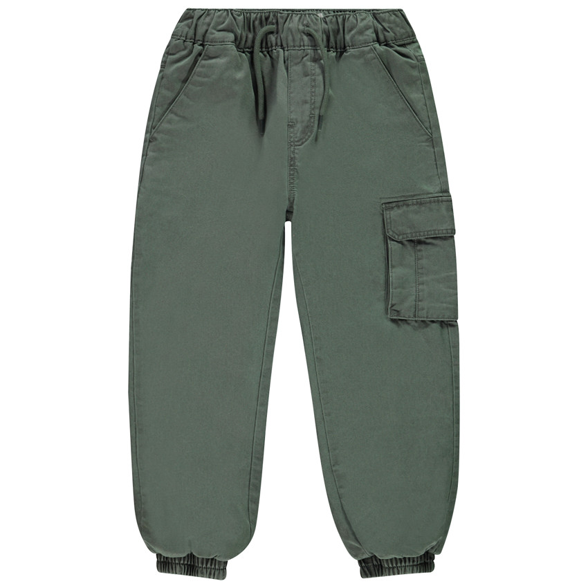 Jongens cargo broek van stof 