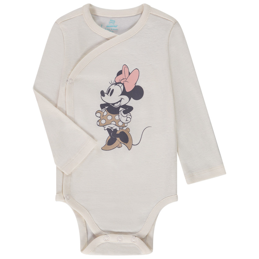 Lot de 3 bodies en jersey imprimé Minnie Disney pour bébé fille 
