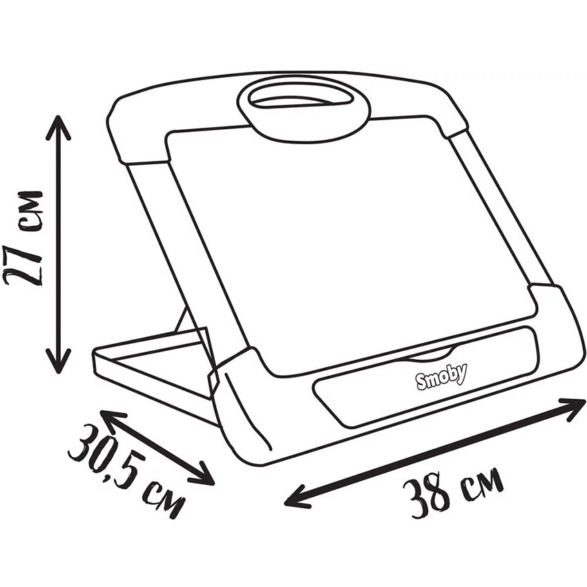Ardoise Modulo 2-en-1 avec feutre éffacable 3ans+ 