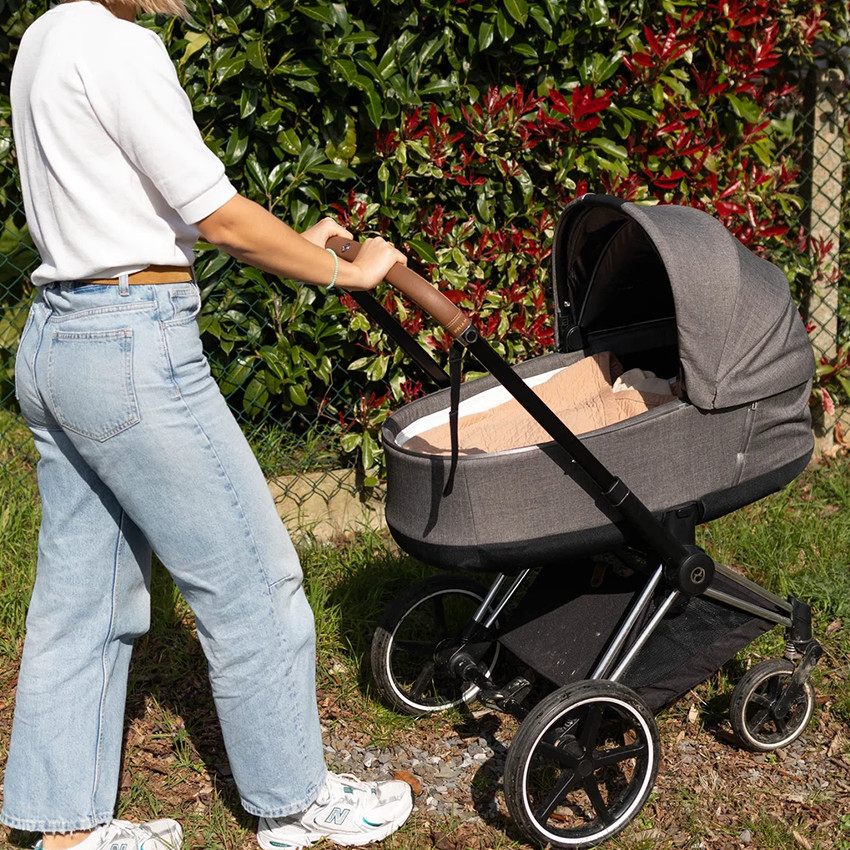 Couverture enveloppante Quilted + Jersey Beige 0-12M 