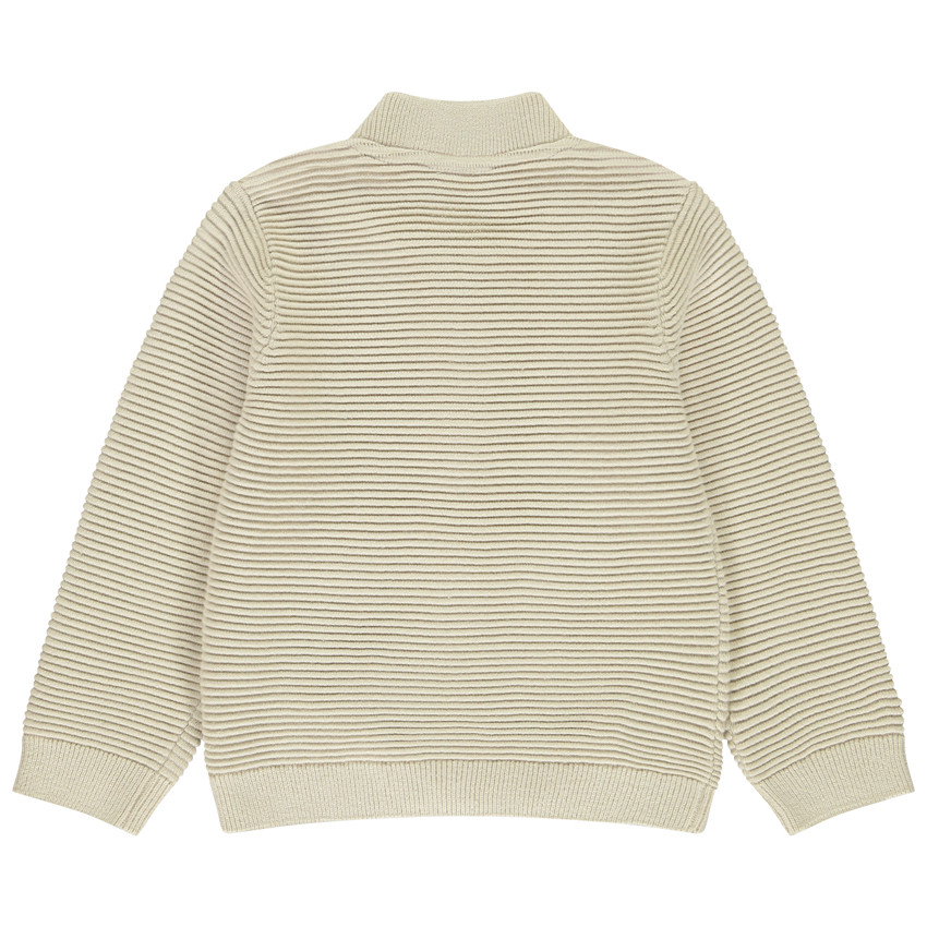 Gilet en tricot fantaisie effet color block pour bébé garçon 