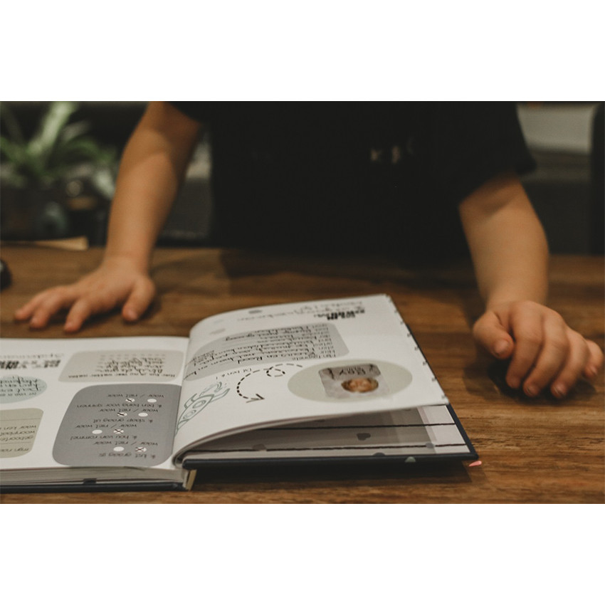 Vriendenboek jongen "Nederlands" Oudblauw 