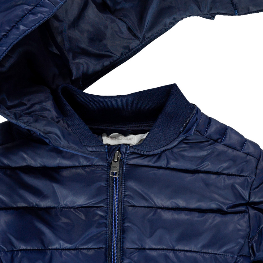 Doudoune light effet dégradé bleu 