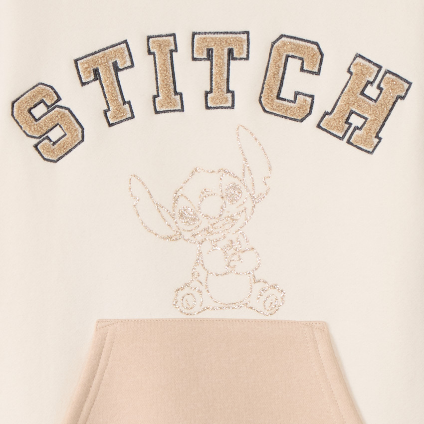 Fleece jurk met lange mouwen Stitch Disney voor meisjes 