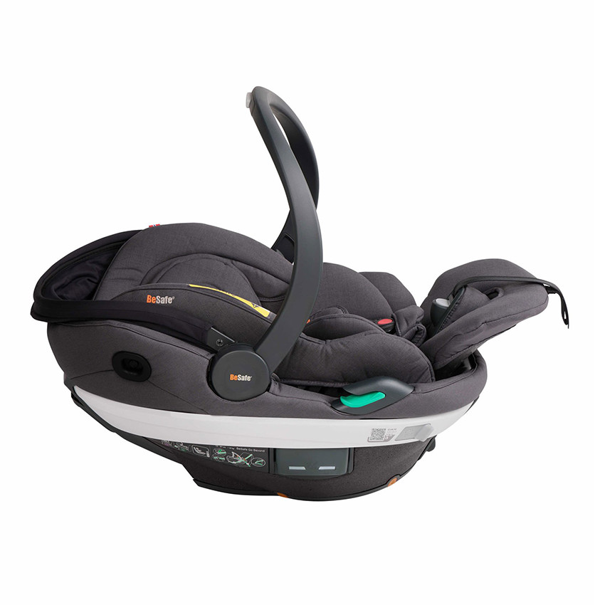 Siège-auto i-Size Bébé Go Beyond Dark Grey Melange 