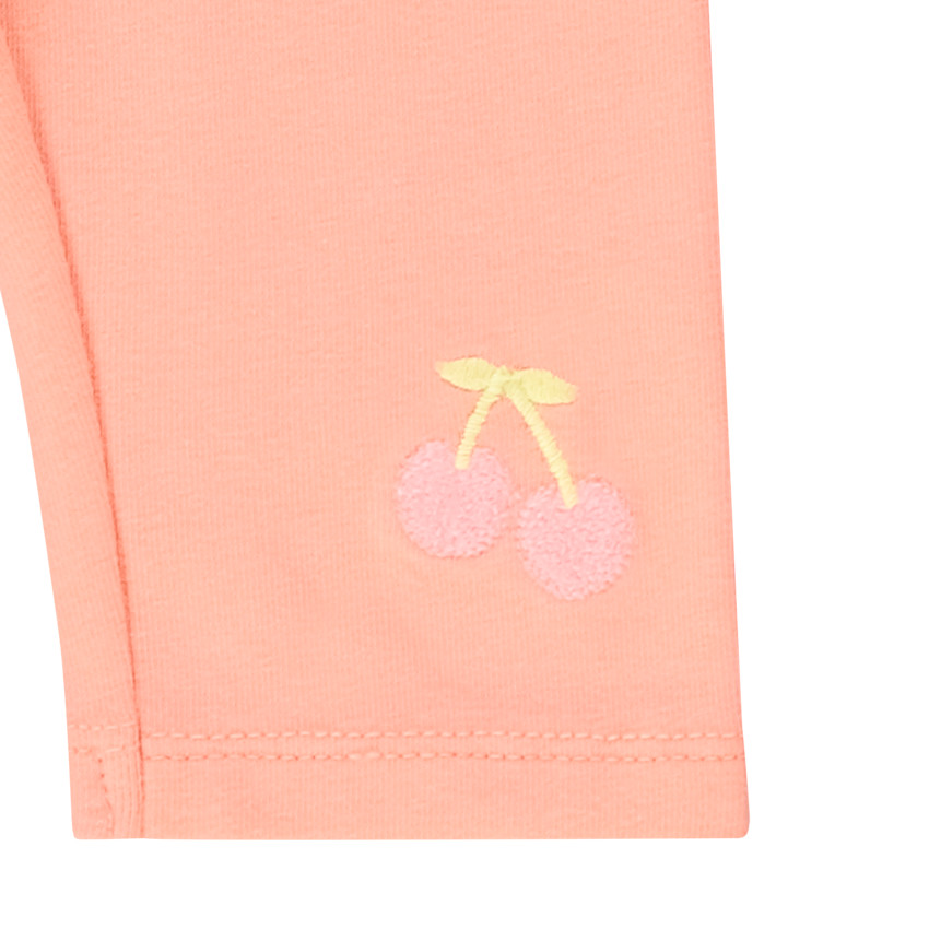 Ensemble 2 pièces imprimé fantaisie pour bébé fille 