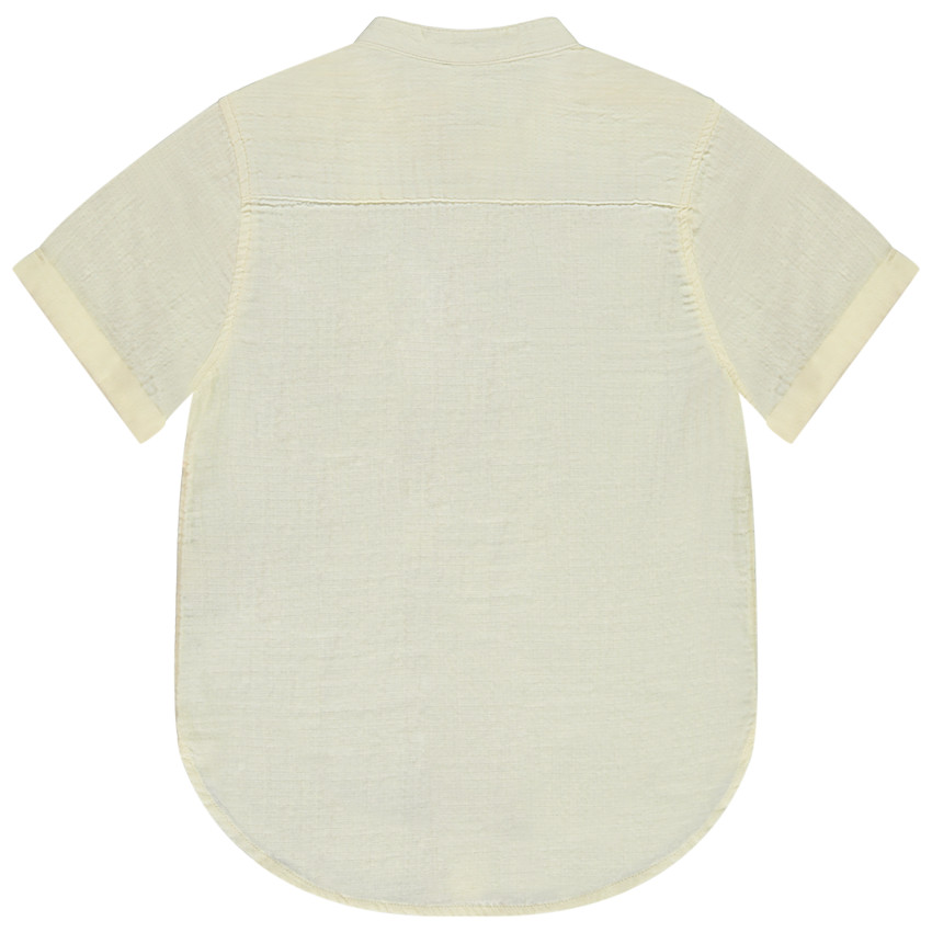 Korte mouwen effen tetra hemd voor jongen 