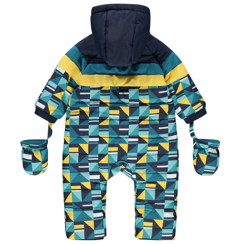 Combi-pilote de ski à imprimé graphique all-over 