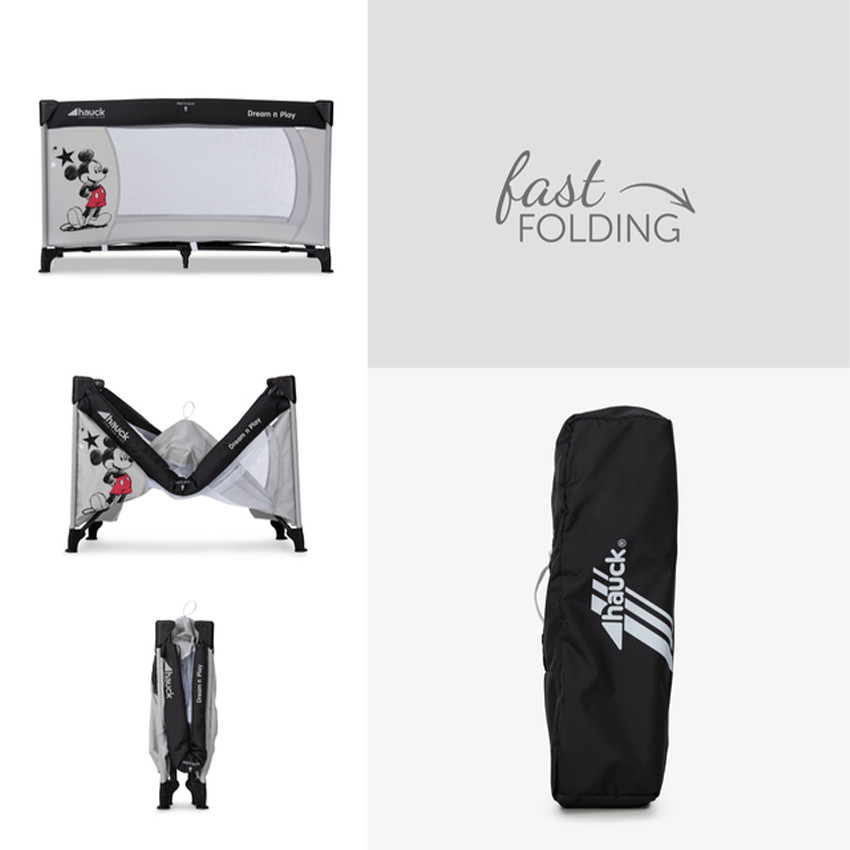 Lit de voyage Dream N Play Mickey Stars 60x120cm 