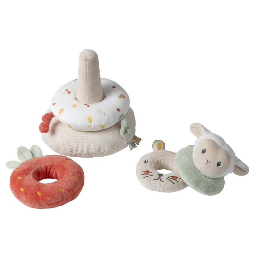 Tour d'activités en tissu à empiler La Vie à la Ferme 