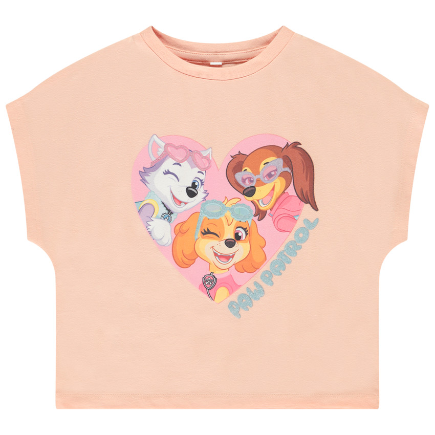 T-shirt manches courtes forme boîte Pat'Patrouille pour fille 