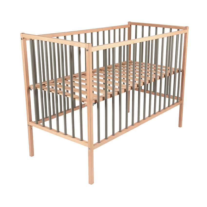 Lit Remi 60 x 120 cm – Hybride Gris 