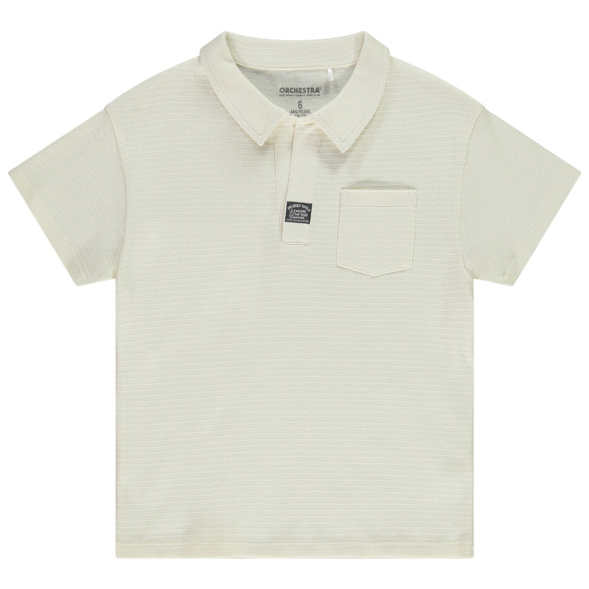 Polo manches courtes print cactus pour garçon 