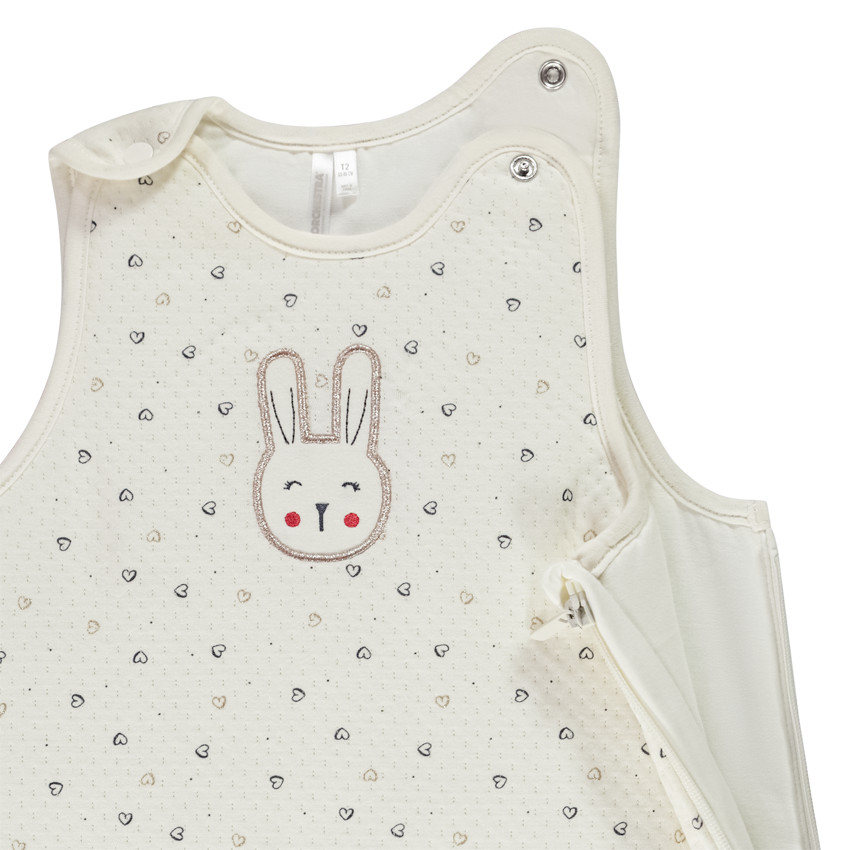 Gigoteuse matelassée TOG 3 imprimé cœurs pour bébé fille 