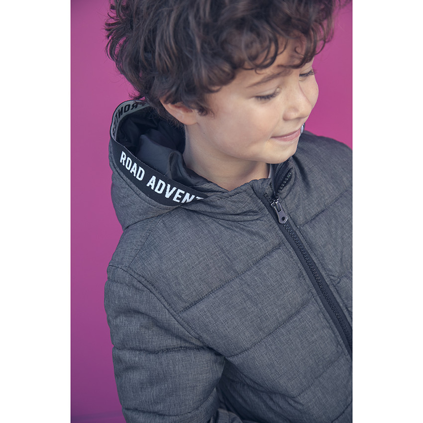 Donsjas met microfleece voering voor jongens 